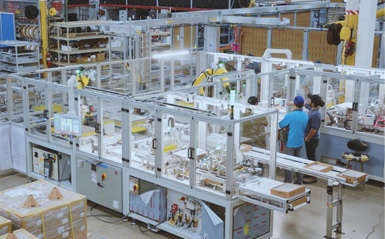 Achieving a High-Capacity EV Battery Production Line