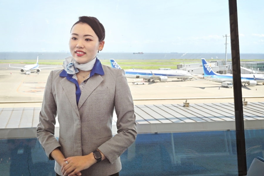 Ms. Rinku Abe of ANA Airport Services